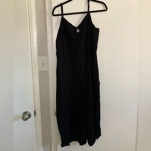 JustFab 1X Black Jumpsuit